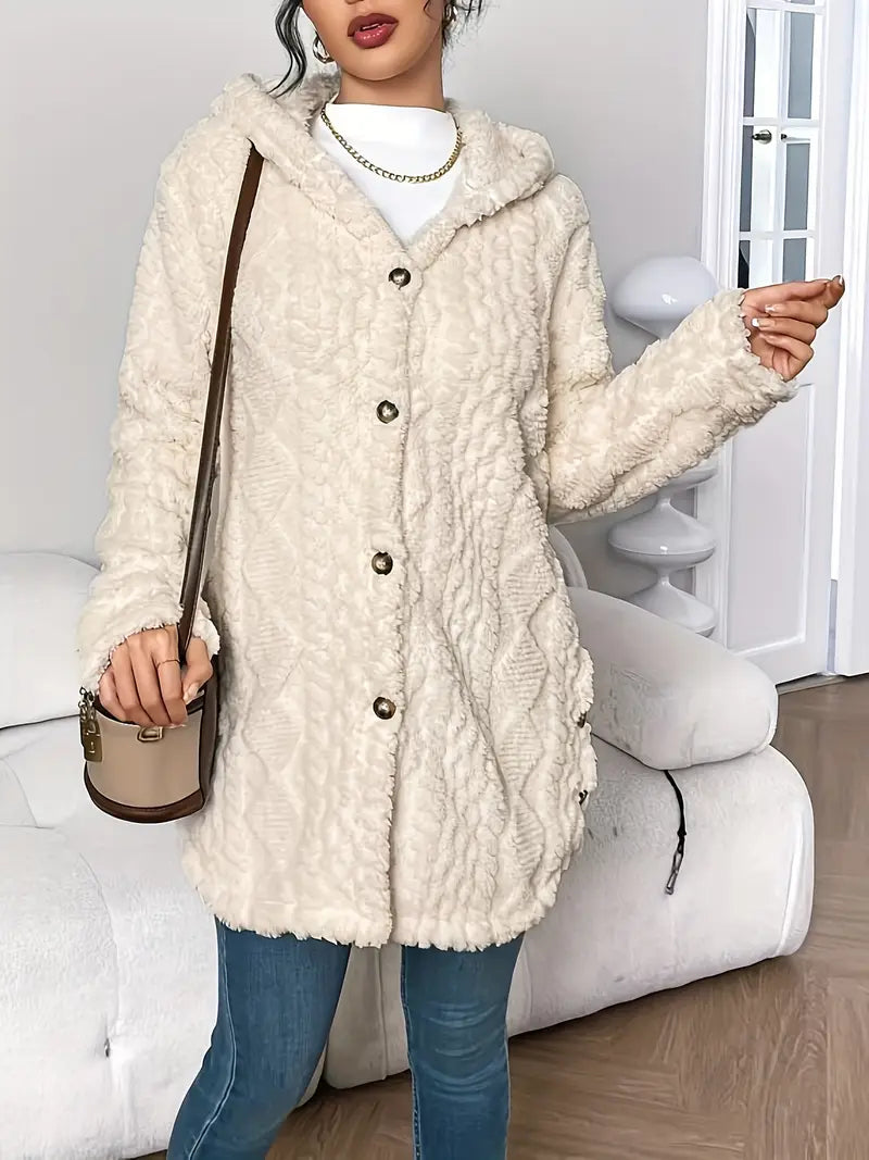 Kimberly Benn | Plush Hooded Cardigan