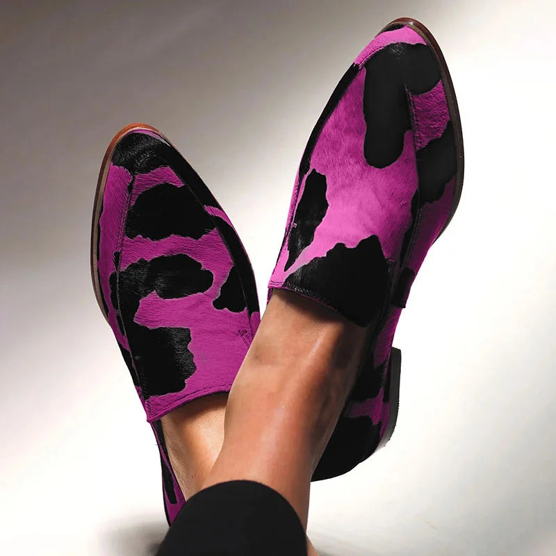 Kimberly Benn | Animal-Print Loafers