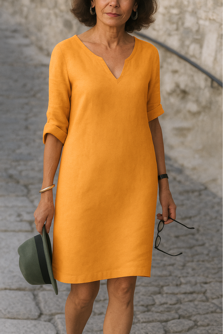 Kimberly Benn | Classic V-Neck Shift Dress
