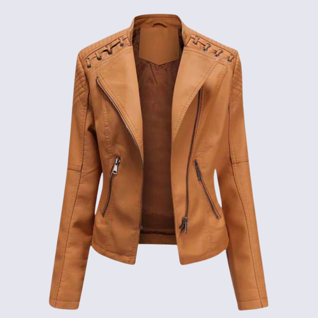 Kimberly Benn | Women's Faux Leather Jacket