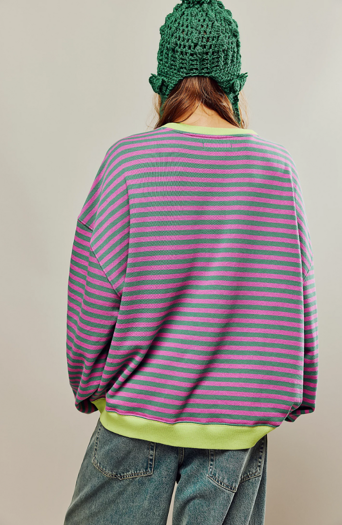 Kimberly Benn | Playful Striped Sweater