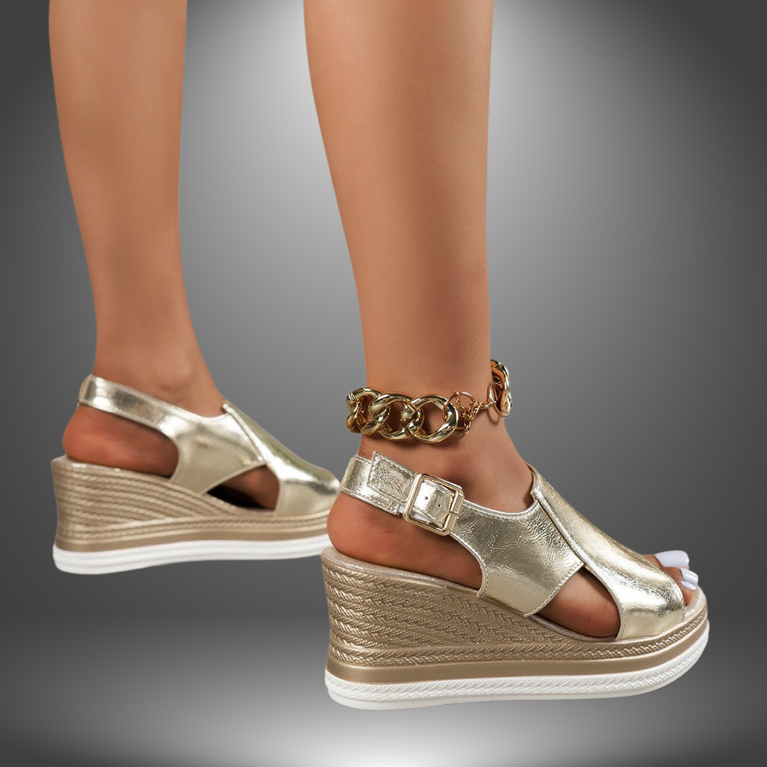 Kimberly Benn | Platform Wedge Sandals