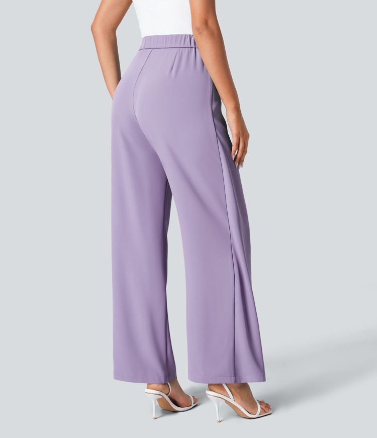 Kimberly Benn | High-Waisted Pants With Elegant Wrap Design