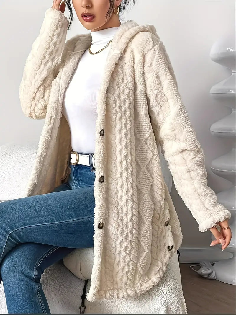 Kimberly Benn | Plush Hooded Cardigan