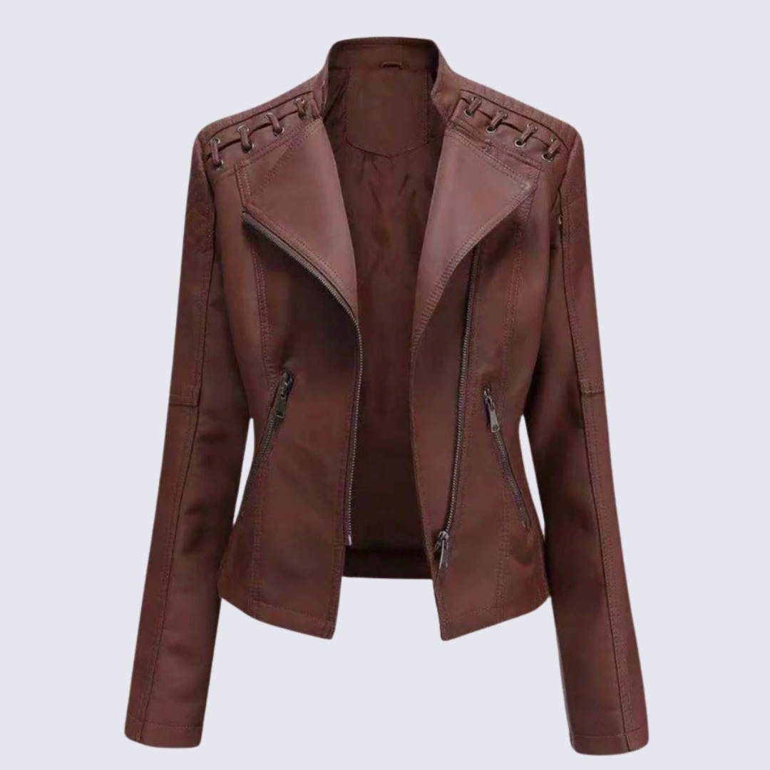 Kimberly Benn | Women's Faux Leather Jacket