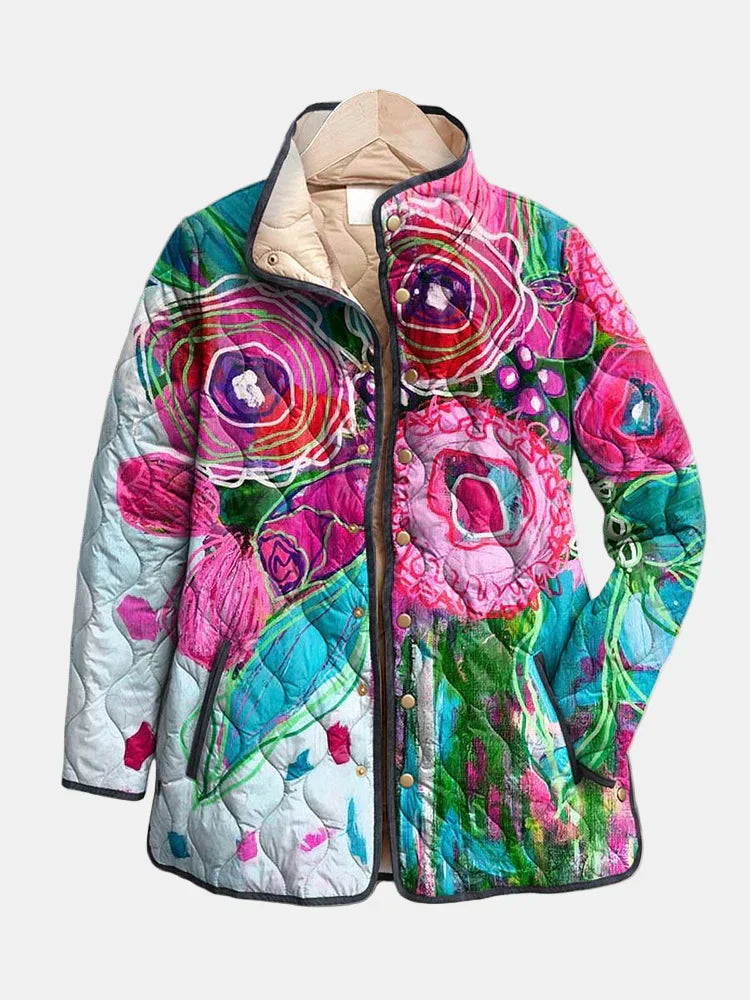 Kimberly Benn | Elegant Floral Patterned Jacket