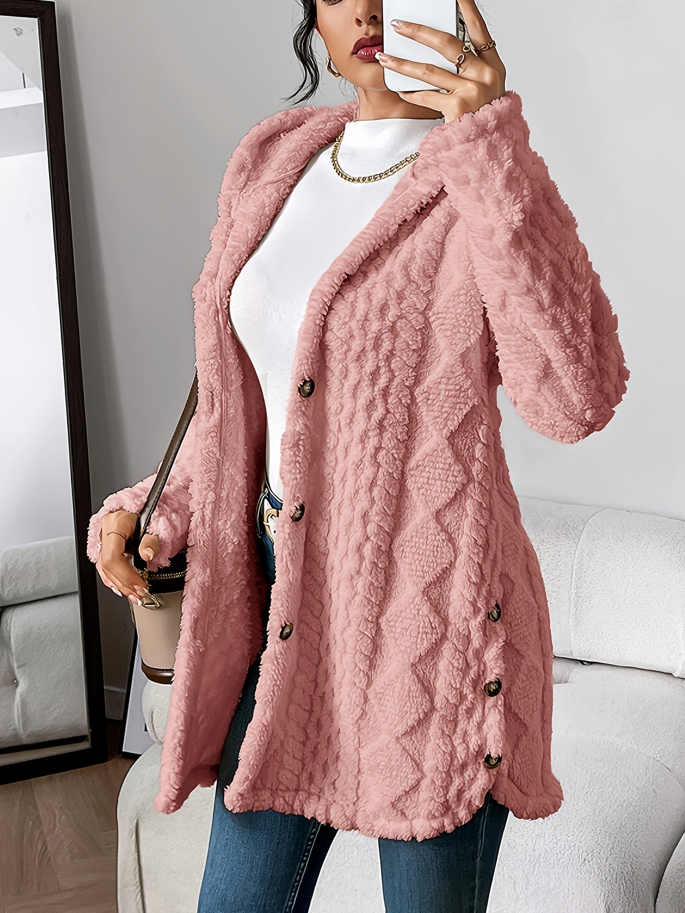Kimberly Benn | Plush Hooded Cardigan