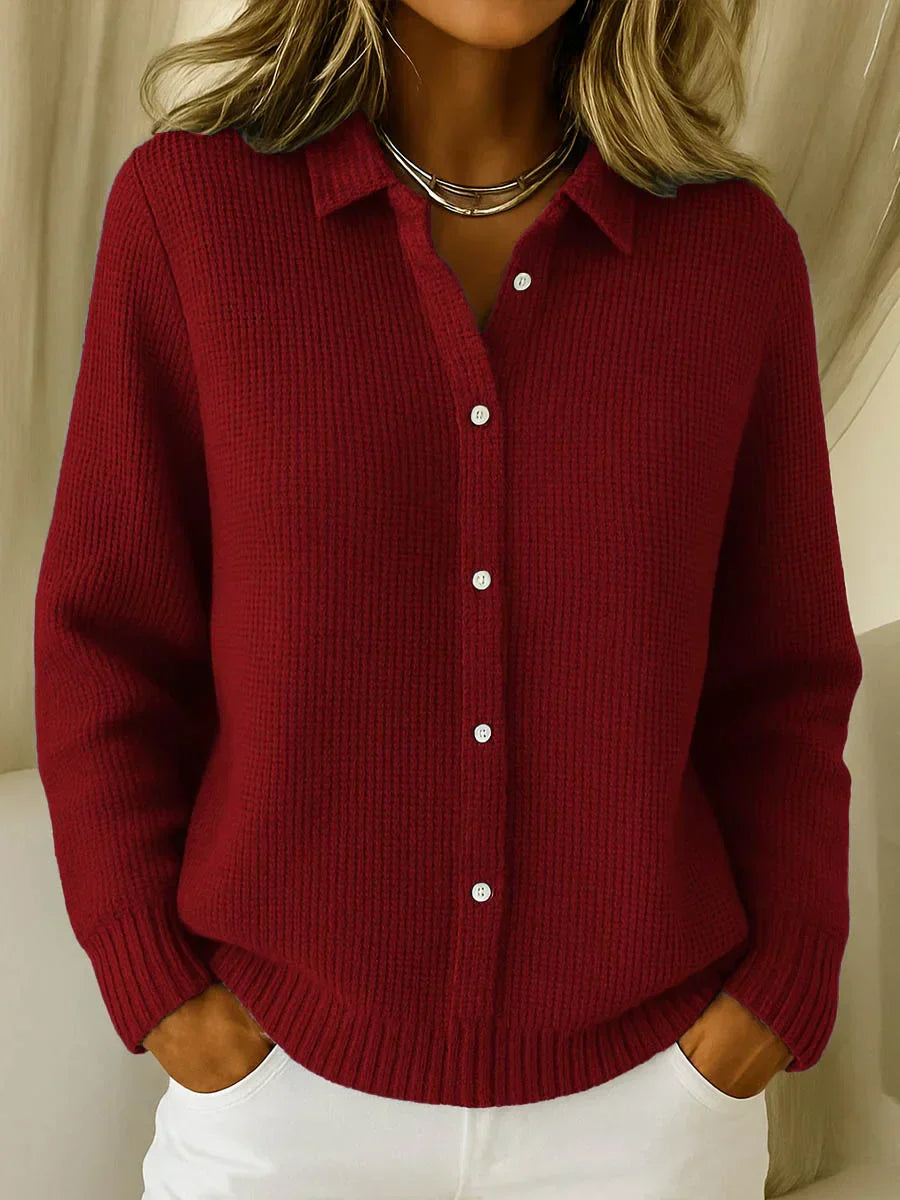 Kimberly Benn | Textured Knit Button Cardigan