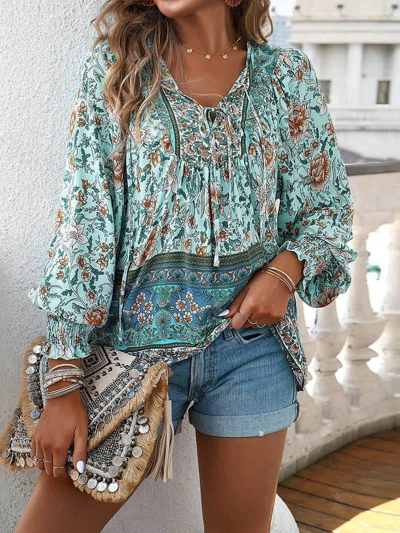 Kimberly Benn | Floral Summer Blouse