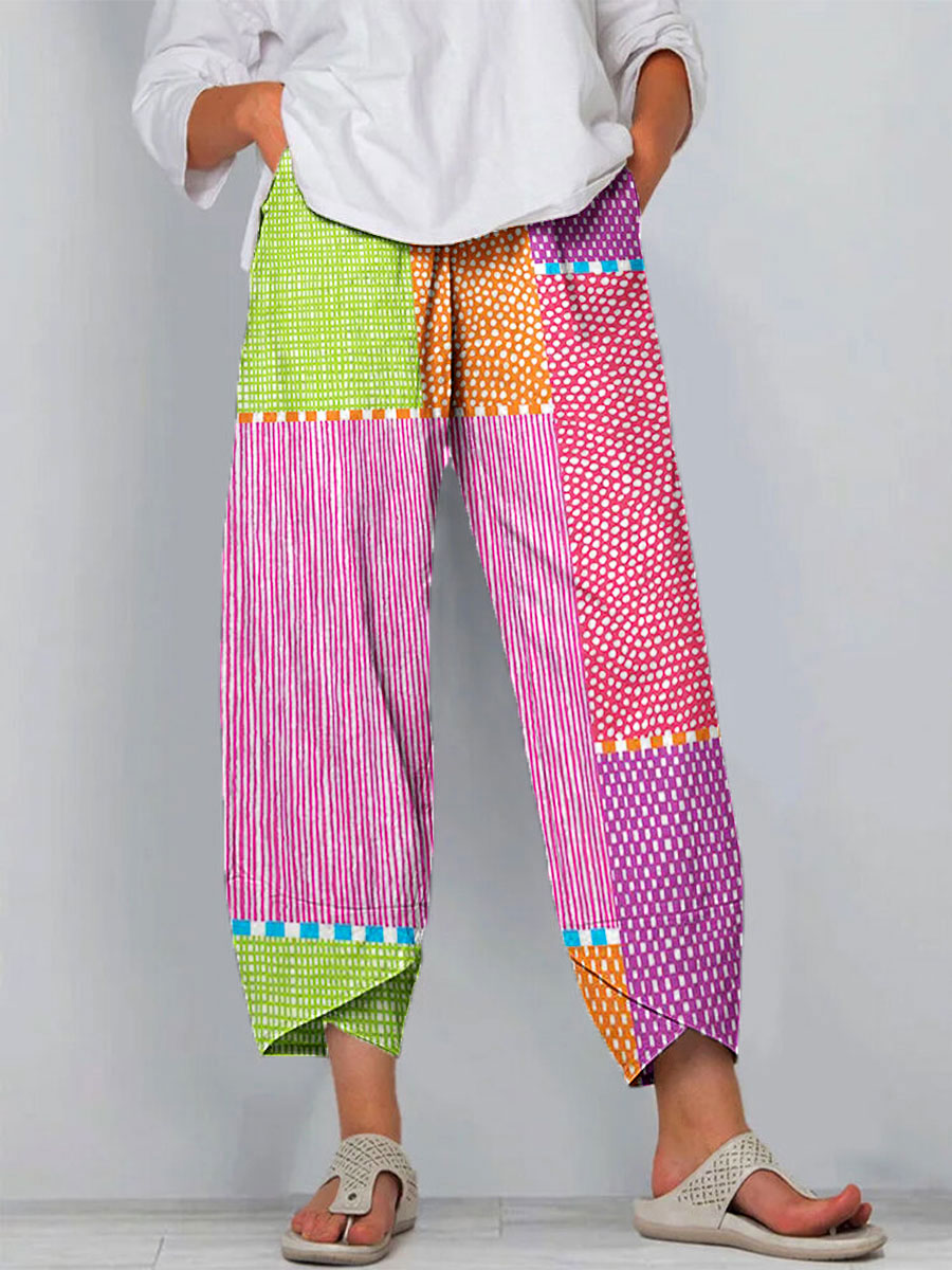 Kimberly Benn | Colorful Patchwork Pants