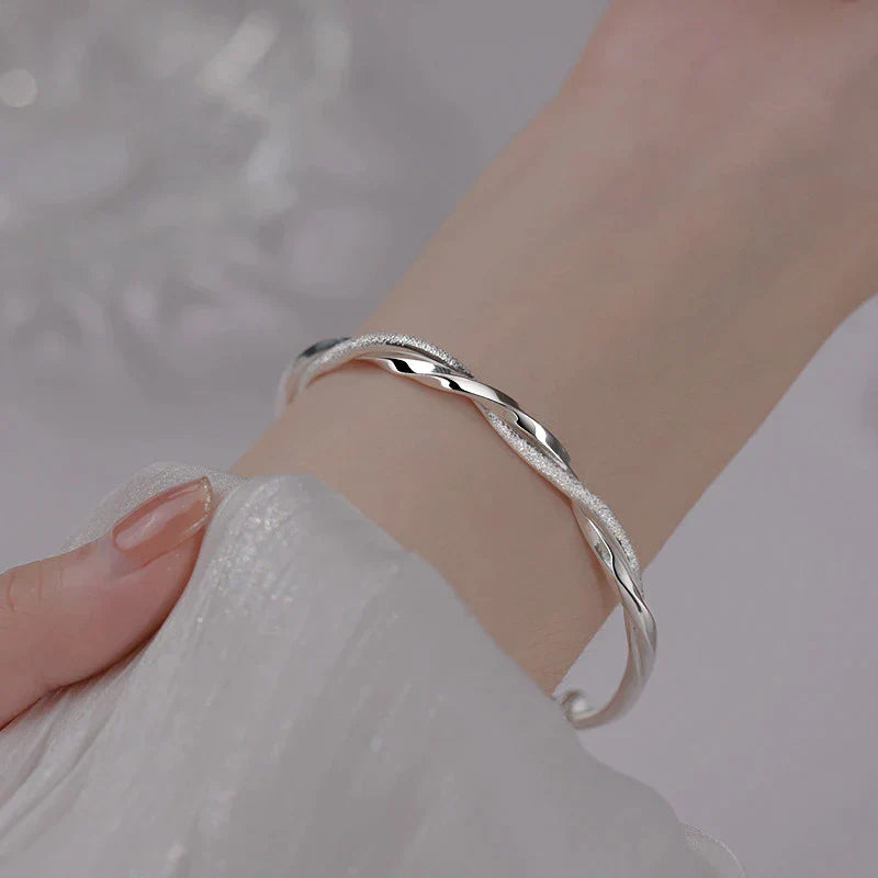 Kimberly Benn | Braided Silver Bracelet