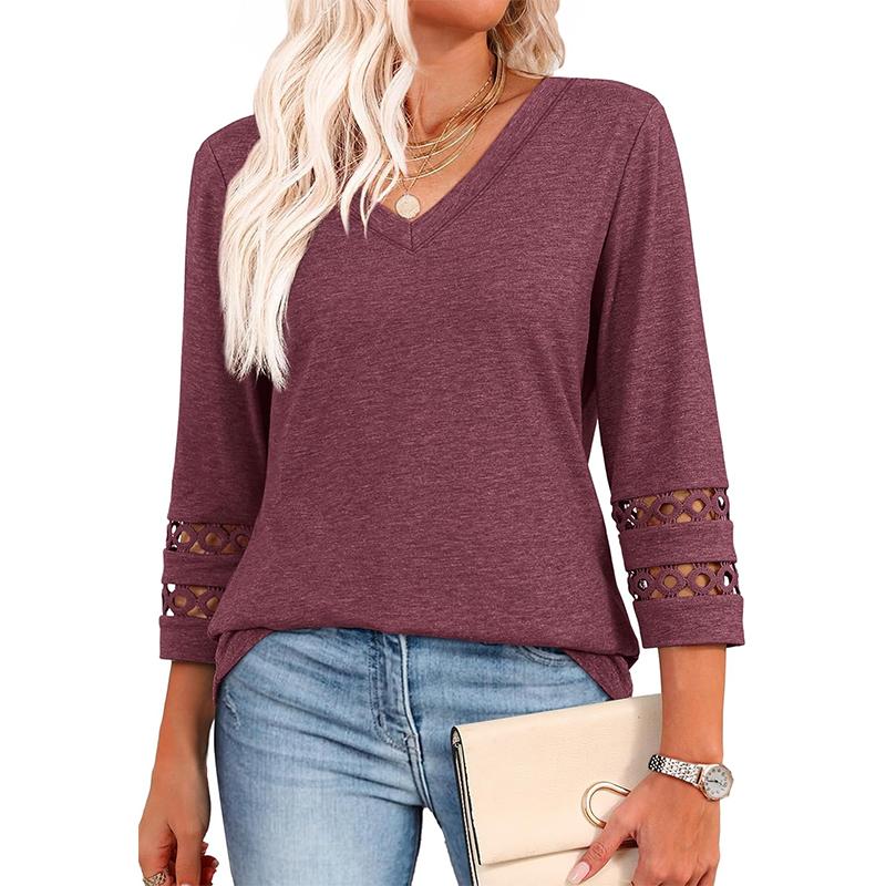 Kimberly Benn | Chic Casual V-Neck Summer Top