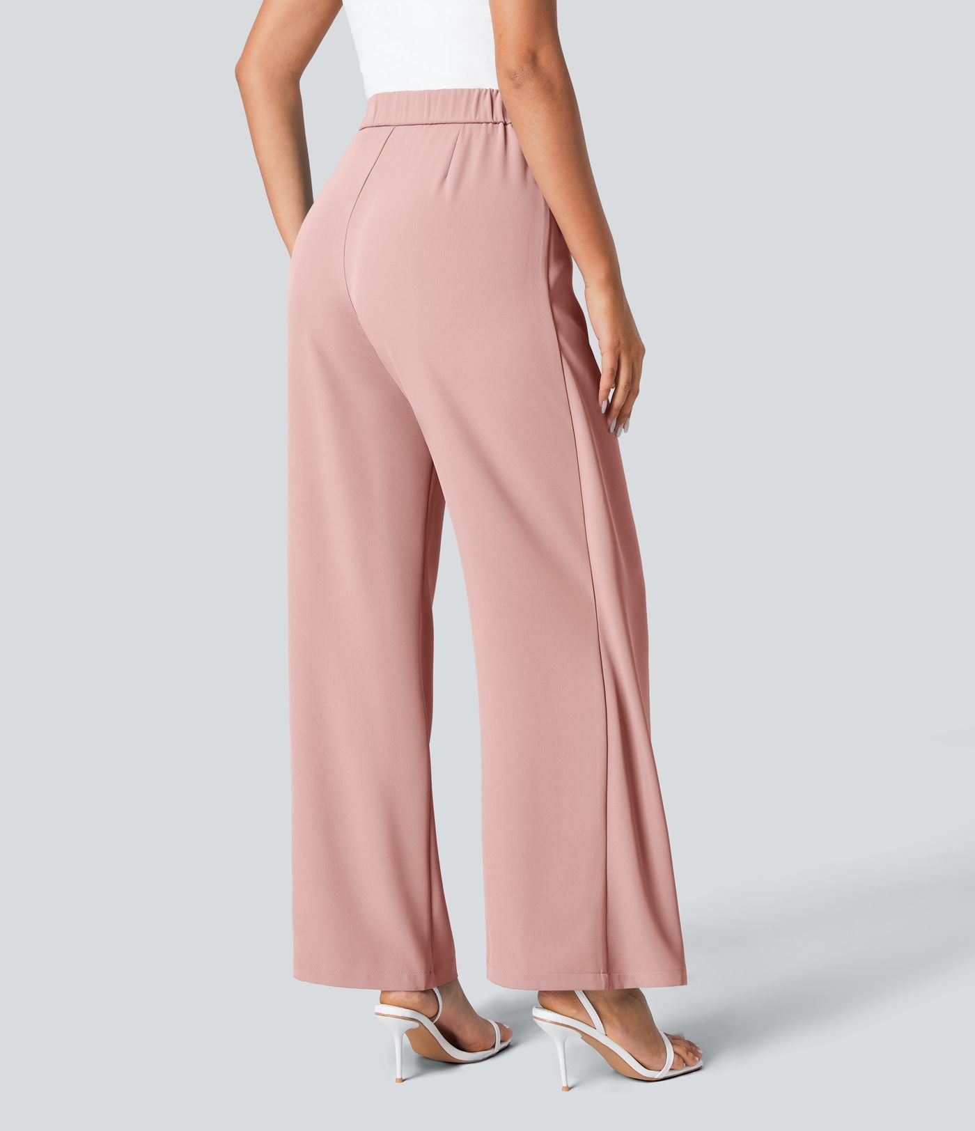 Kimberly Benn | High-Waisted Pants With Elegant Wrap Design