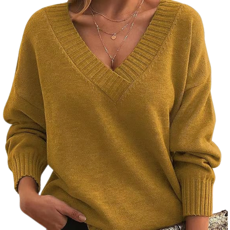 Kimberly Benn | Lightweight V-Neck Sweater