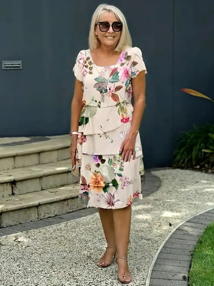 Kimberly Benn | Elegant Spring Midi Dress