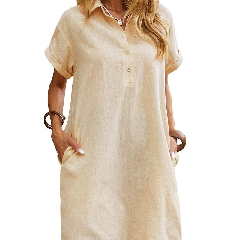 Kimberly Benn | Relaxed Short Sleeve Summer Dress