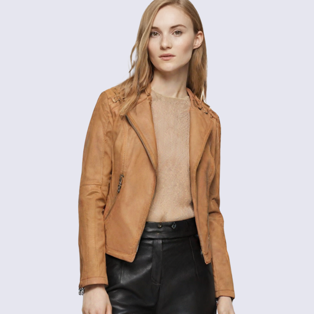 Kimberly Benn | Women's Faux Leather Jacket