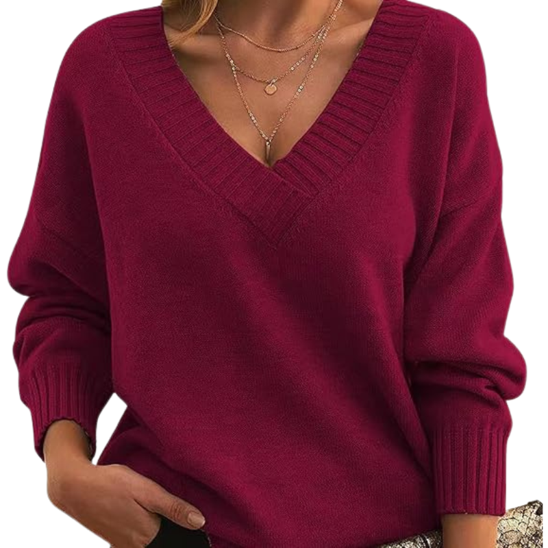Kimberly Benn | Lightweight V-Neck Sweater