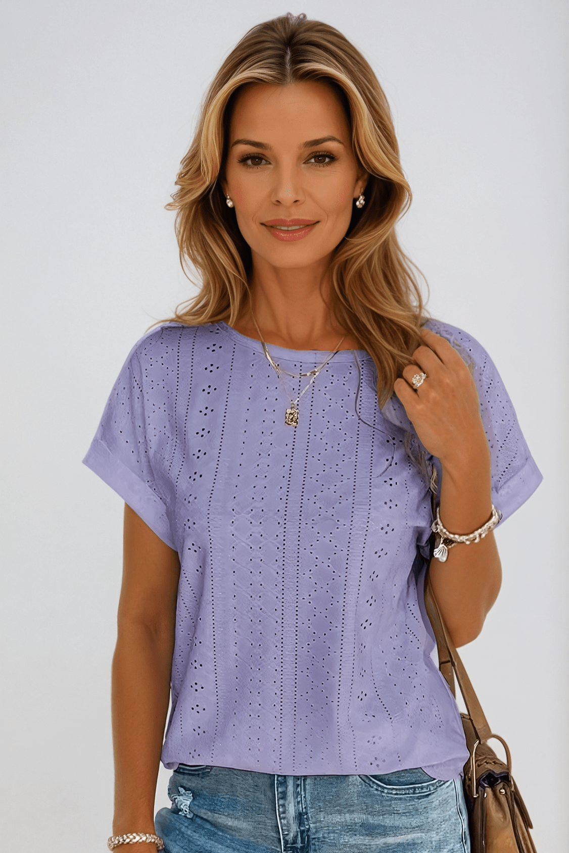 Kimberly Benn | Eyelet Top