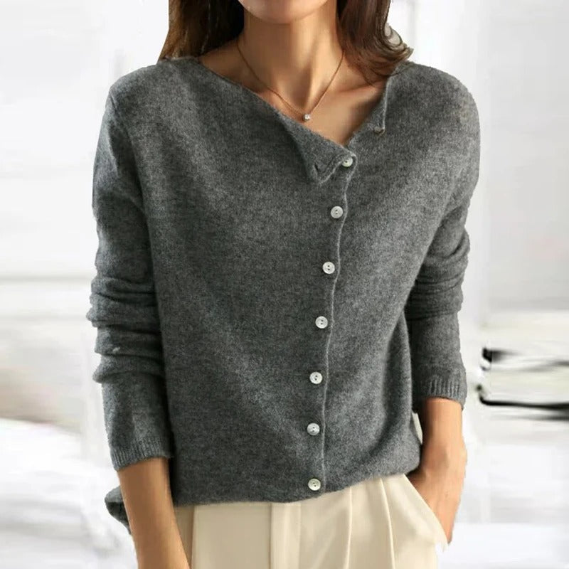 Kimberly Benn | Luxe Buttoned Sweater