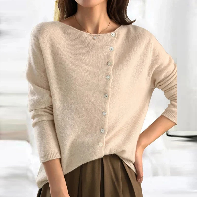 Kimberly Benn | Luxe Buttoned Sweater