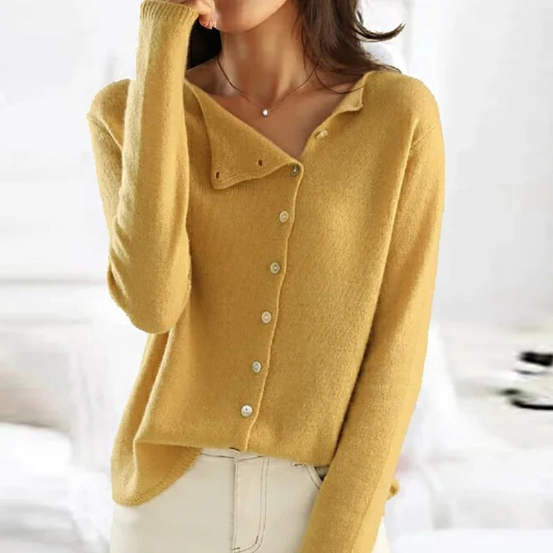 Kimberly Benn | Luxe Buttoned Sweater