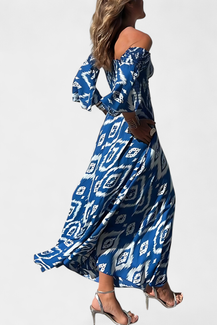 Kimberly Benn | Floral Off-the-Shoulder Dress