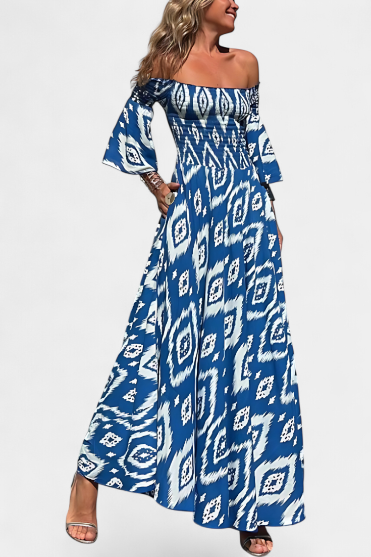 Kimberly Benn | Floral Off-the-Shoulder Dress