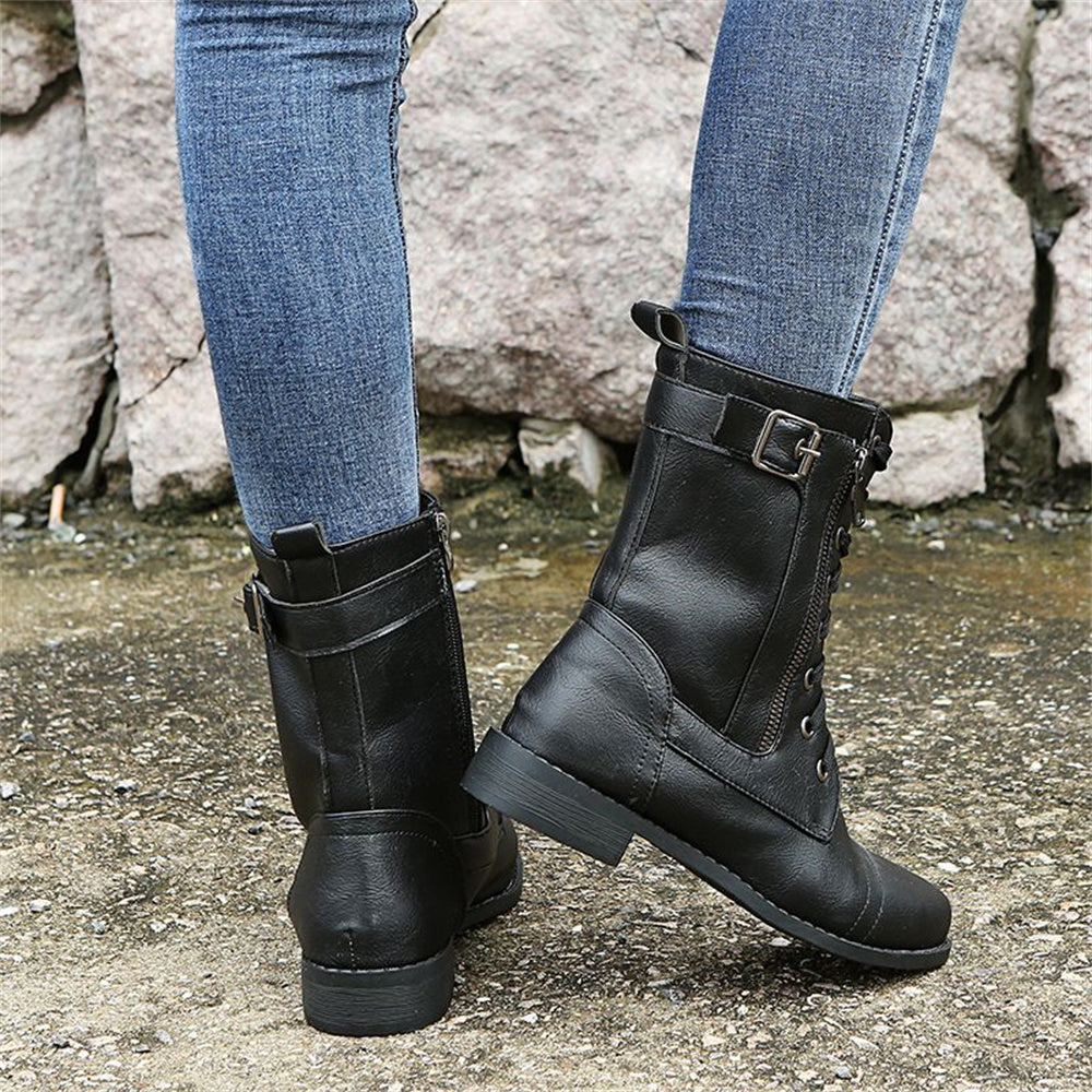Kimberly Benn | Toe Side Zipper Orthopedic Boots