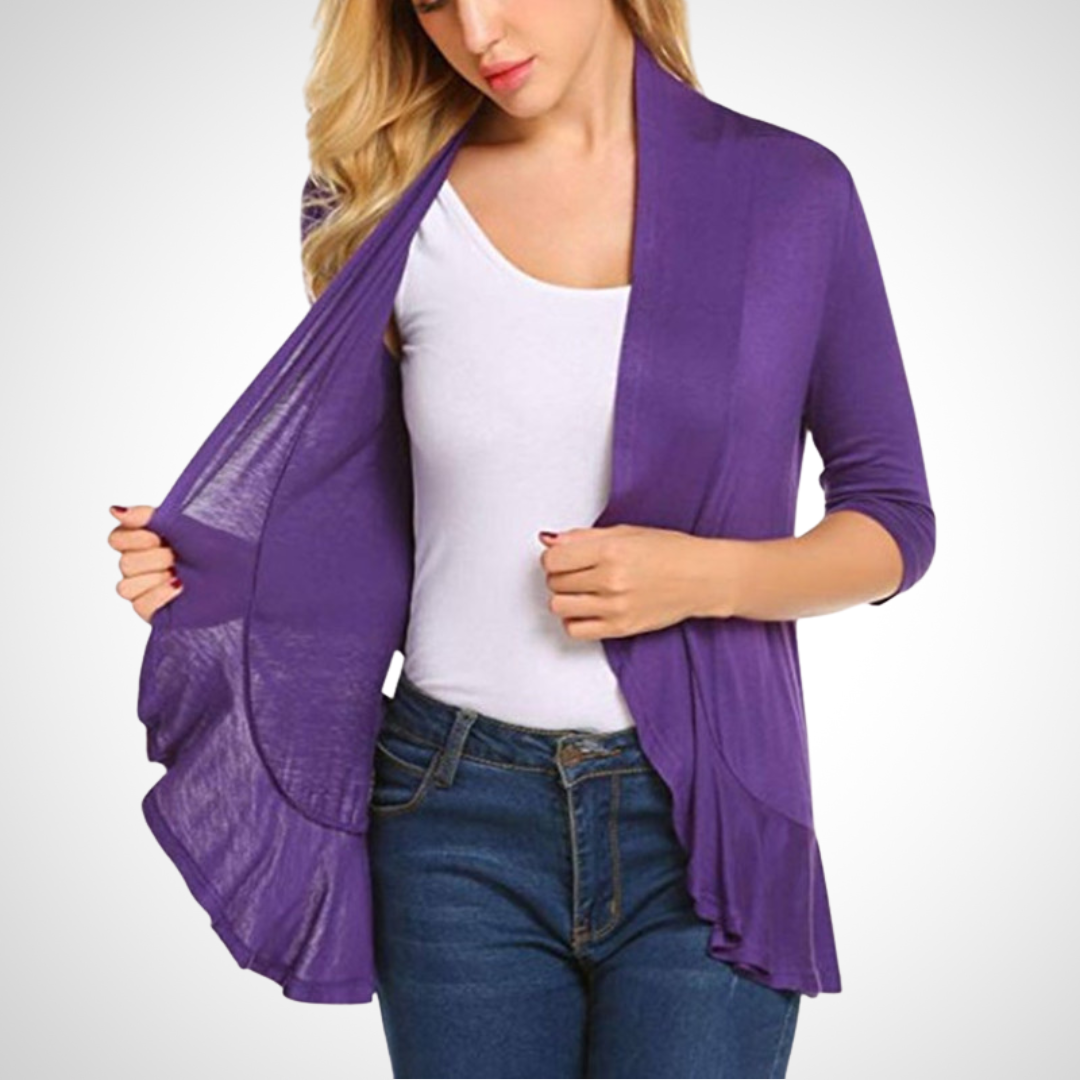 Kimberly Benn | Casual Summer Open Front Cover-Up Cardigan