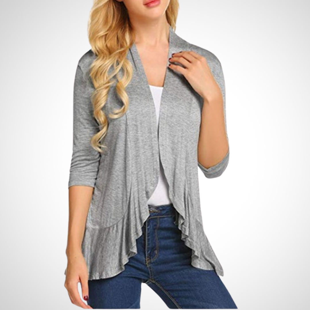 Kimberly Benn | Casual Summer Open Front Cover-Up Cardigan