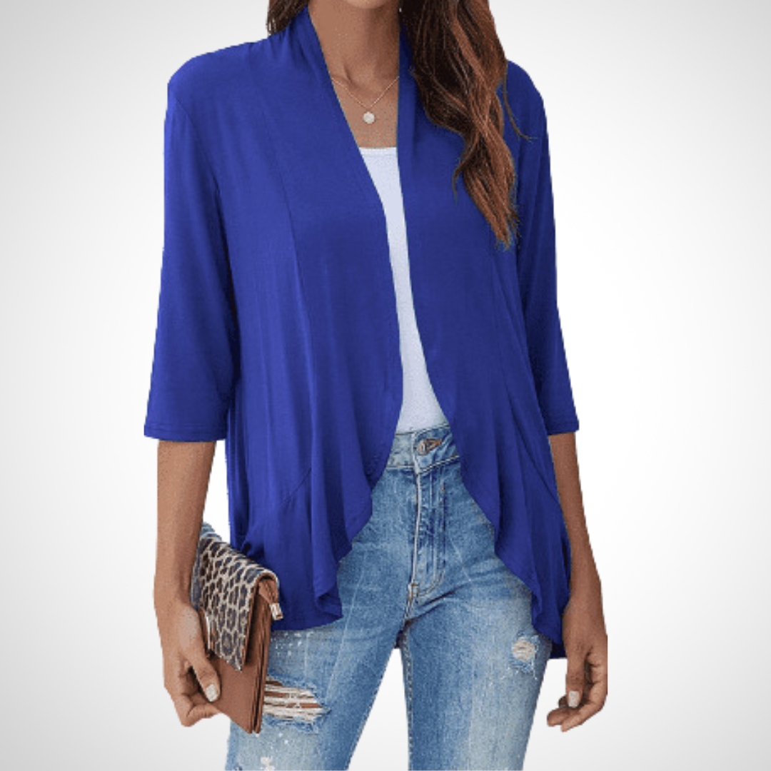 Kimberly Benn | Casual Summer Open Front Cover-Up Cardigan