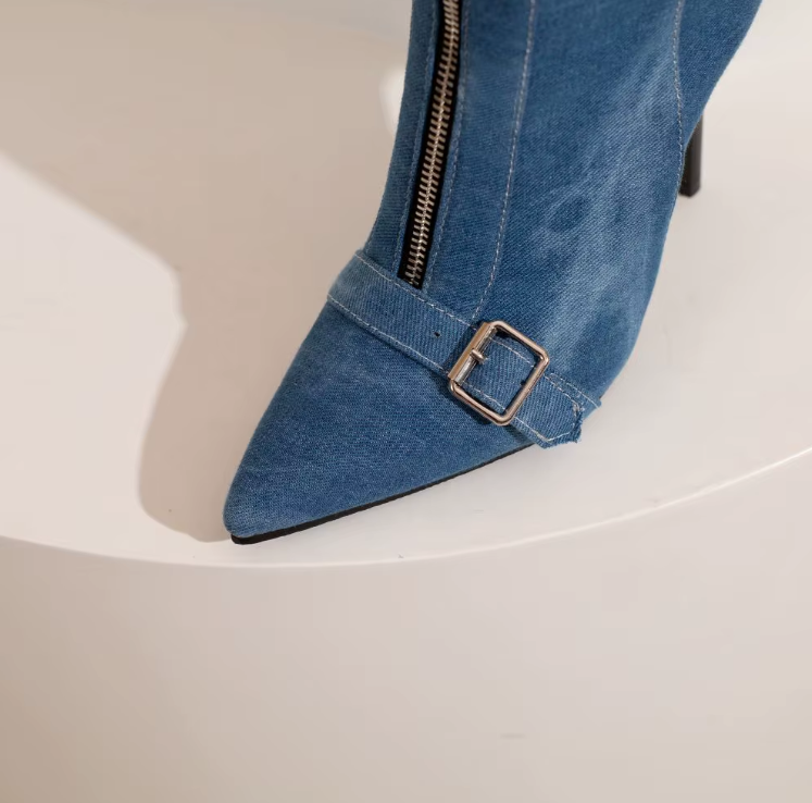 Kimberly Benn | Denim Bootie