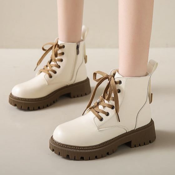Kimberly Benn | Fleece Lined Combat Boots
