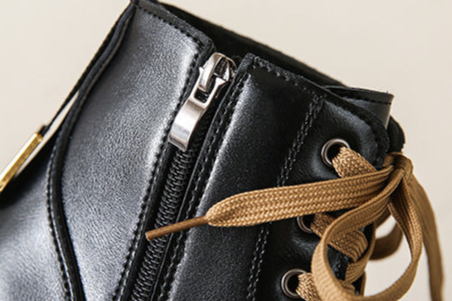 Kimberly Benn | Fleece Lined Combat Boots