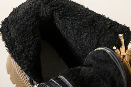 Kimberly Benn | Fleece Lined Combat Boots