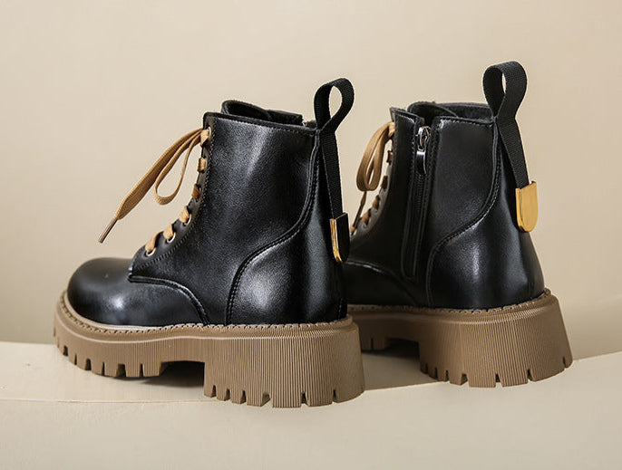 Kimberly Benn | Fleece Lined Combat Boots