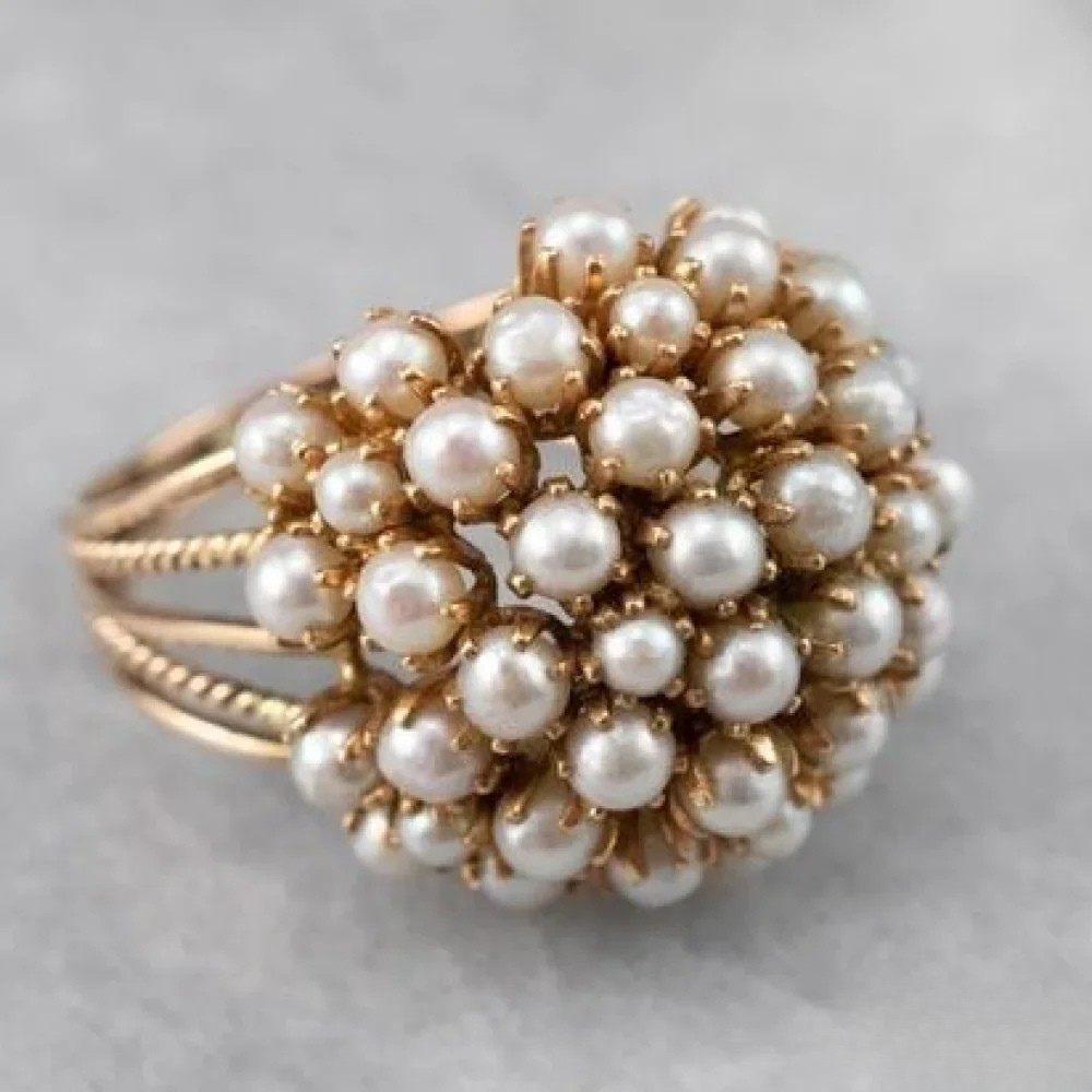 Kimberly Benn | Inlaid Pearl Ring