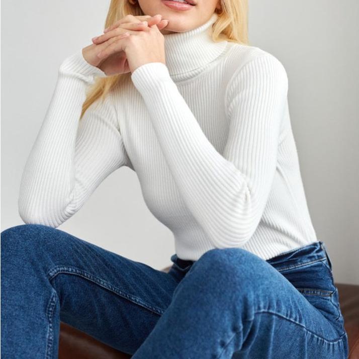 Kimberly Benn | Ribbed Turtleneck Sweater