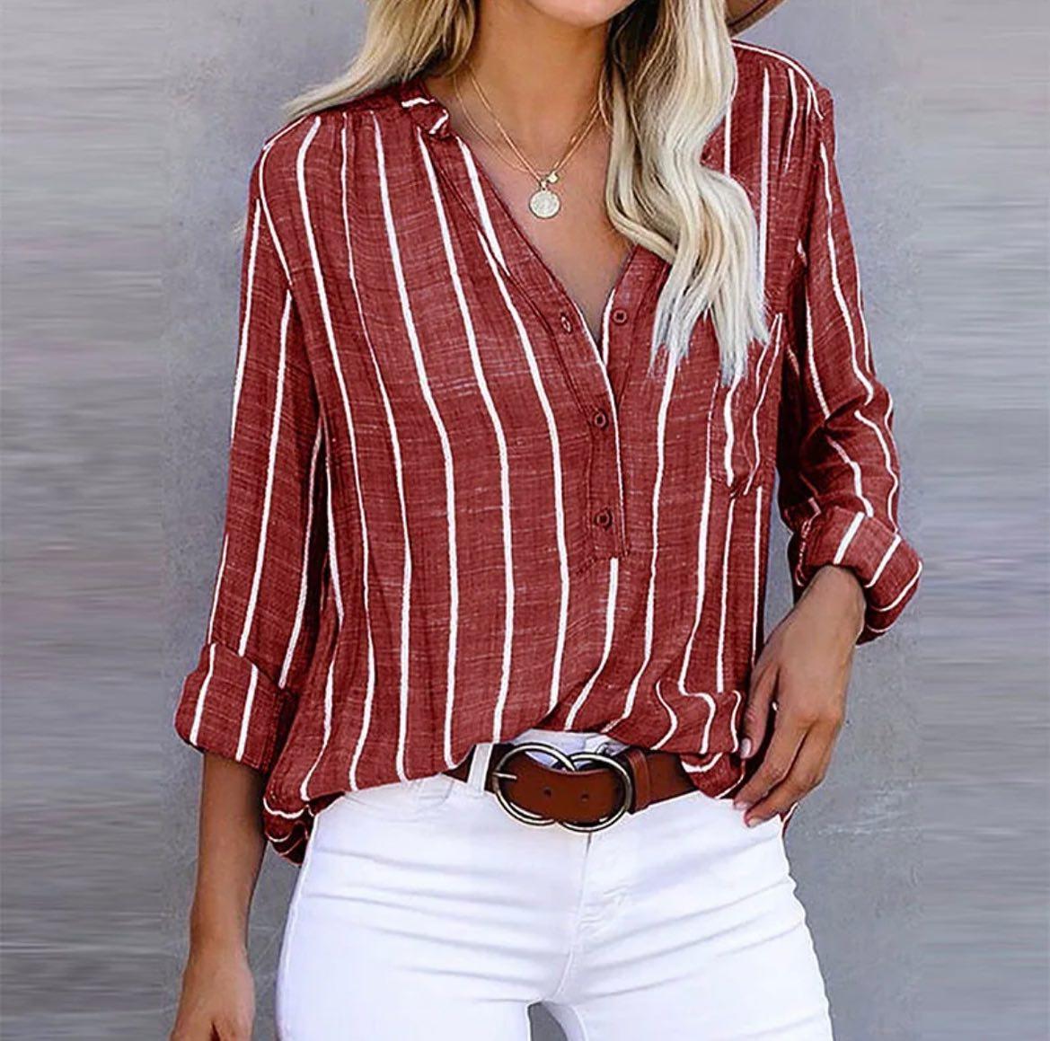 Kimberly Benn | Striped Blouse
