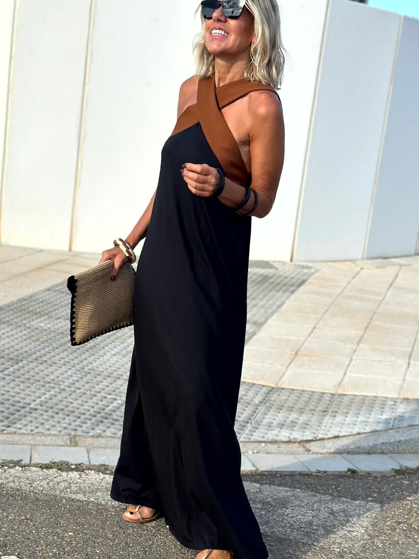 Kimberly Benn | Halterneck Maxi Dress
