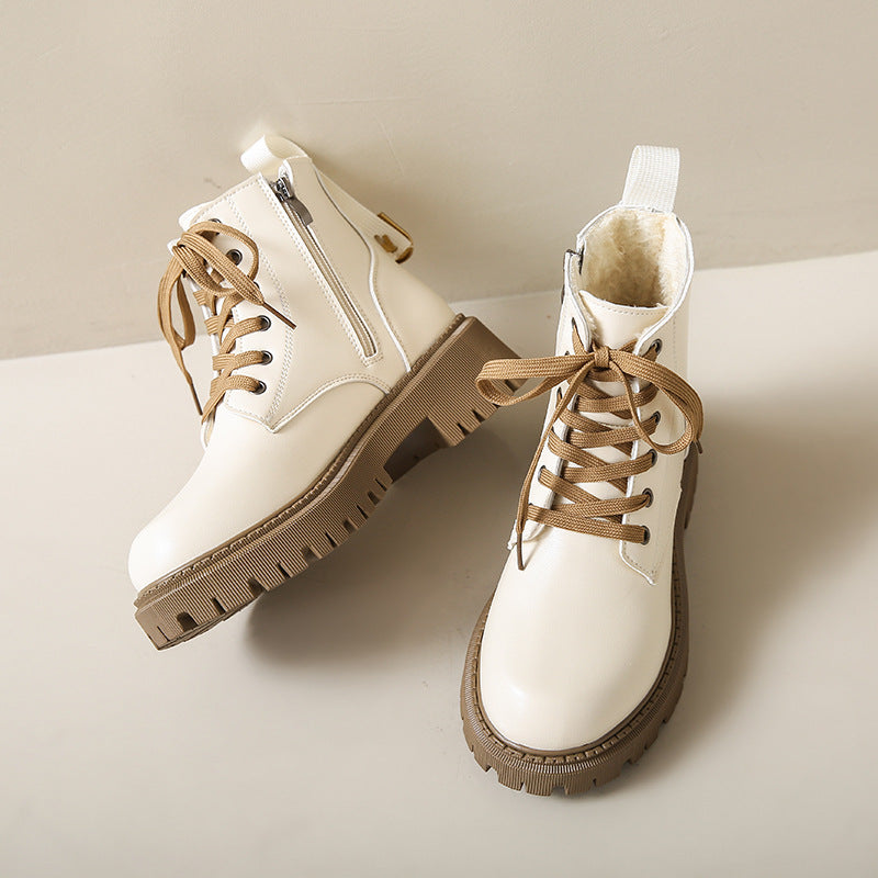 Kimberly Benn | Fleece Lined Combat Boots
