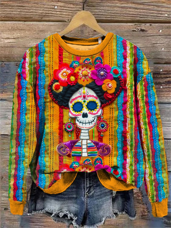 Kimberly Benn | Casual Crewneck Drop Shoulder Sweatshirt