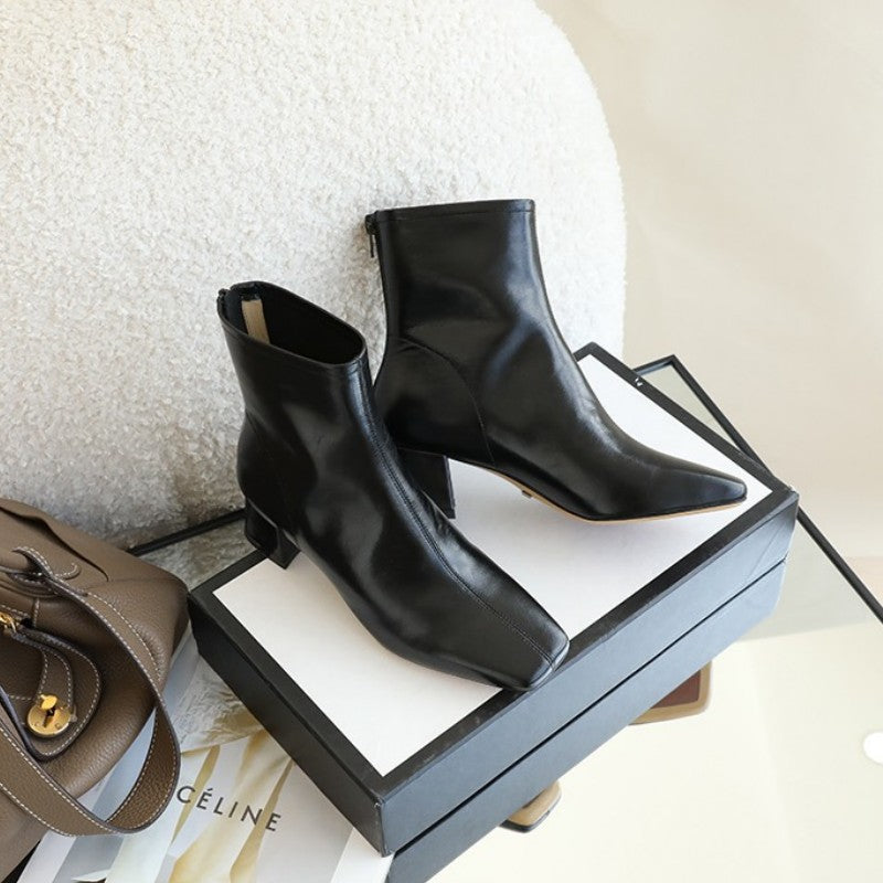 Kimberly Benn | Classic Block-Heel Ankle Boots