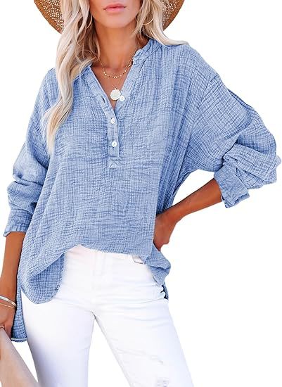 Kimberly Benn | Casual V-Neck Blouse