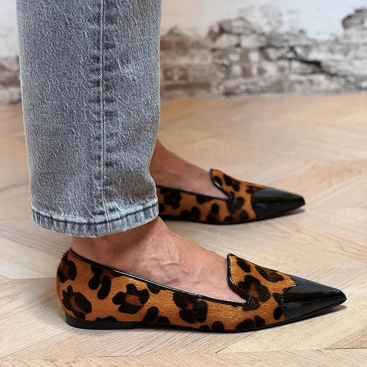 Kimberly Benn | Refined Animal Print Ballet Flats