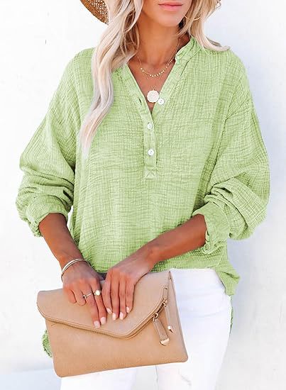 Kimberly Benn | Casual V-Neck Blouse