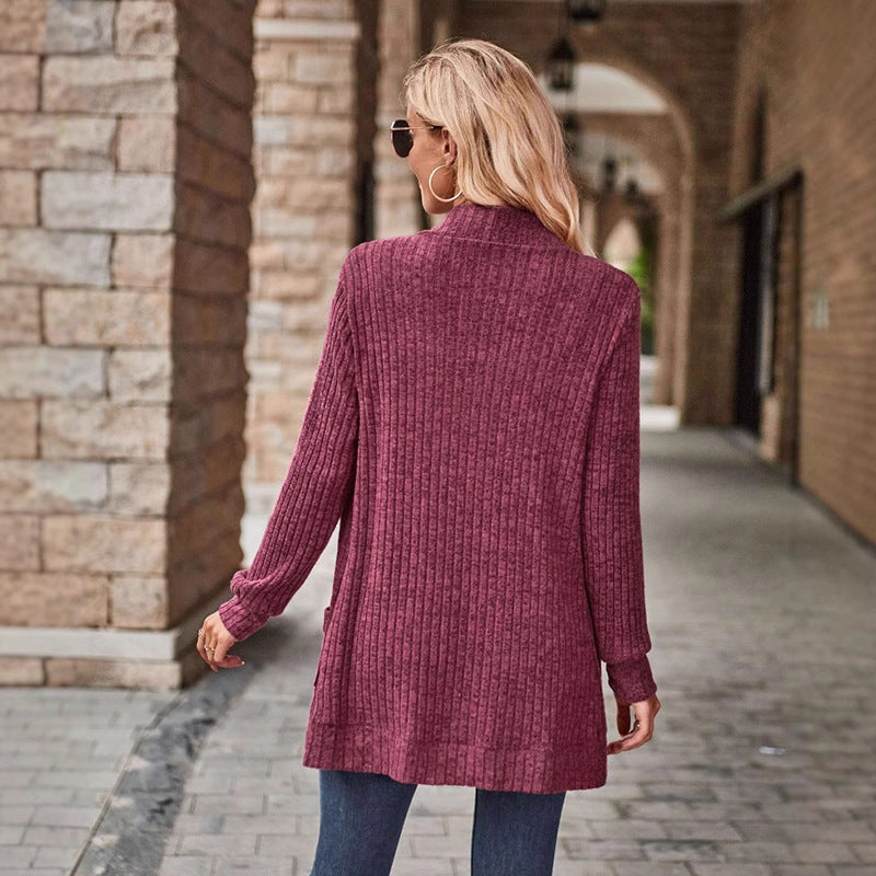 Kimberly Benn | Cozy Lightweight Long-Sleeve Open Front Cardigan