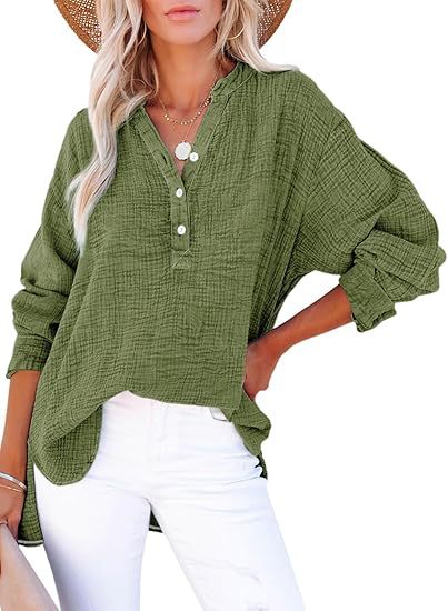 Kimberly Benn | Casual V-Neck Blouse