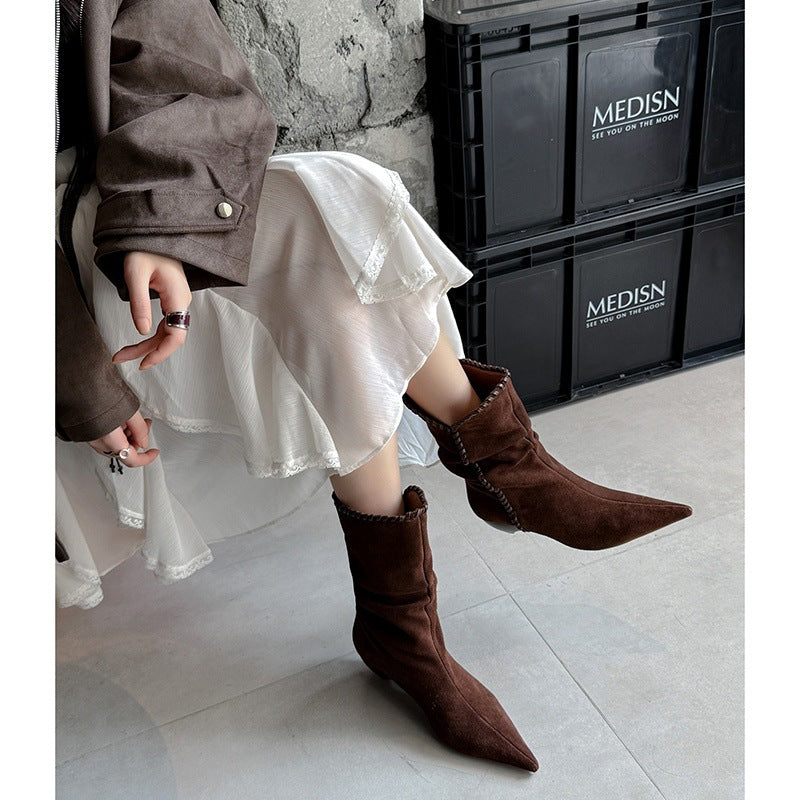 Kimberly Benn | Slouchy Pointed Boots
